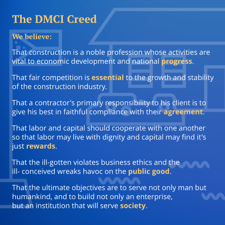 The DMCI Creed